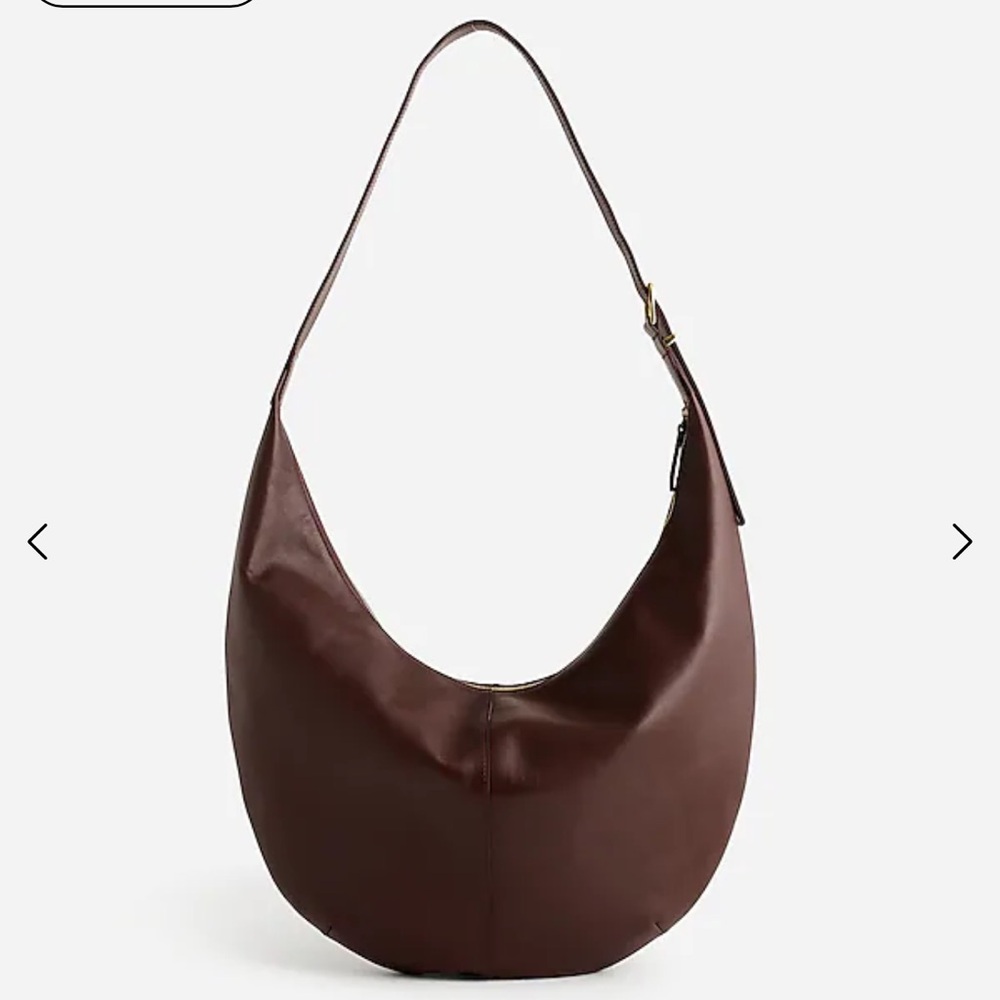 COPY - Madewell The Essential Curve Shoulder Bag chocolate raisin leather